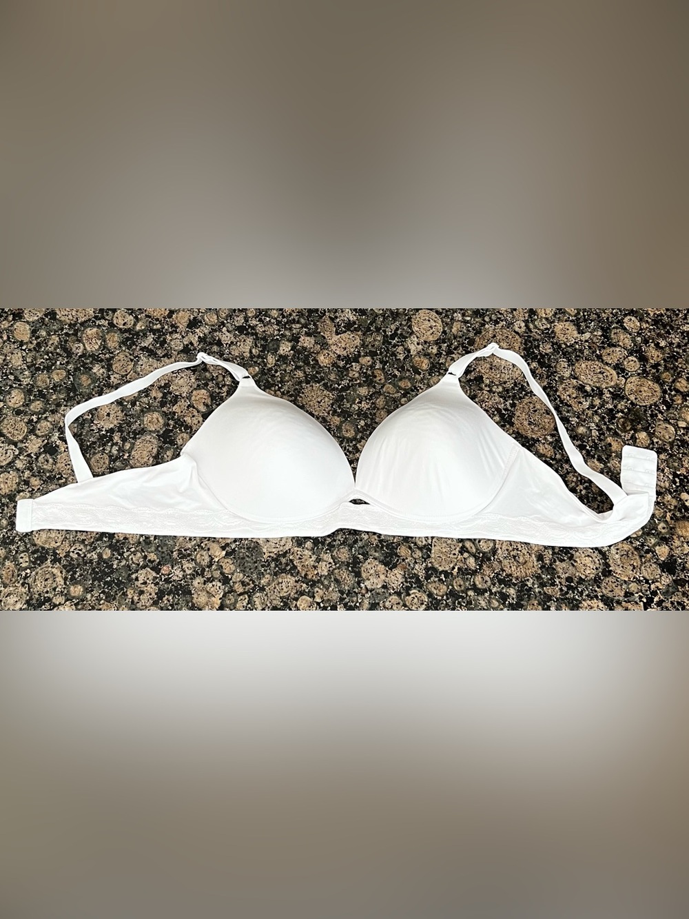 Warner's White Seamless Molded Cup Bra